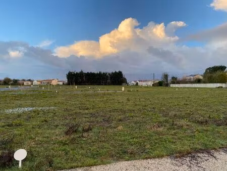 vente terrain 297 m² corme-royal (17600)