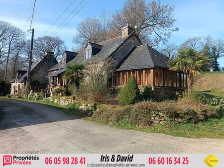 vente maison 8 pièces 140 m² langoëlan (56160)
