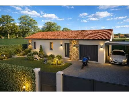 vente maison à construire 80 m² sort-en-chalosse (40180)