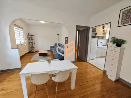 appartement 1 chambre 58m2 grenier  cave et jardin à audun le t