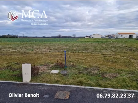 vente terrain 400 m² corme-royal (17600)