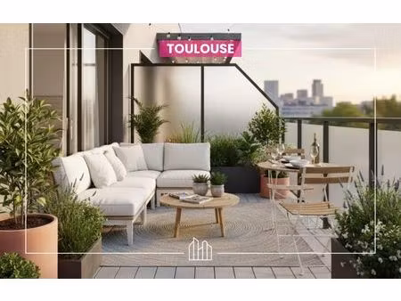 vente appartement neuf 3 pièces 62m2 toulouse - 210900 € - surface privée