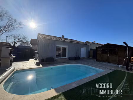 puisserguier ! belle villa récente de plain pied avec pisci