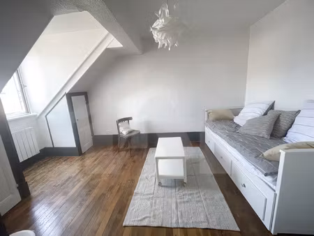 grenoble. 25 rue gabriel péri. 1p+c meublé au dernier étage