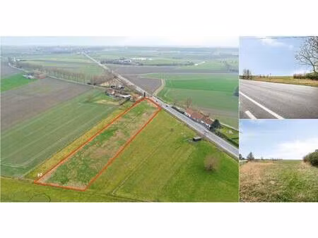 terrain agricole à vendre de 7020 m² à knokke-heist (rbv40321)