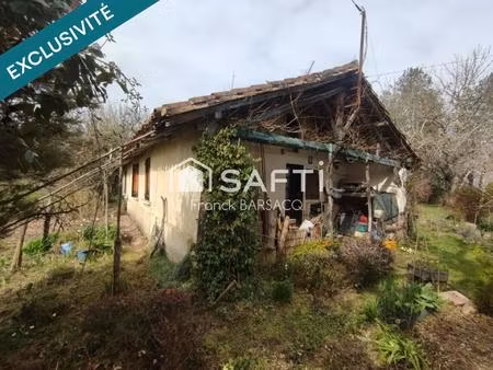maison landaise a restaurer avec jardin