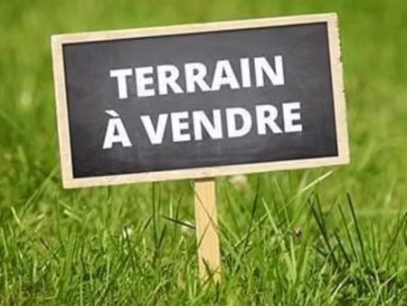 terrain constructible à vendre de 1160 m² faverolles (02)  borné - belle façade 22m- expos