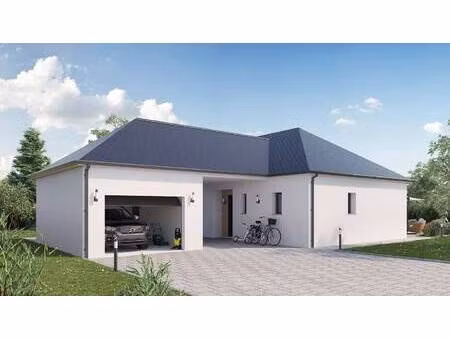 terrain avec maison neuve à vendre