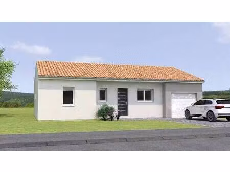 terrain avec maison neuve à vendre