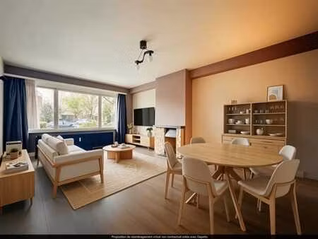 dilbeek : appartement en rdc 1 chambre + terrasse