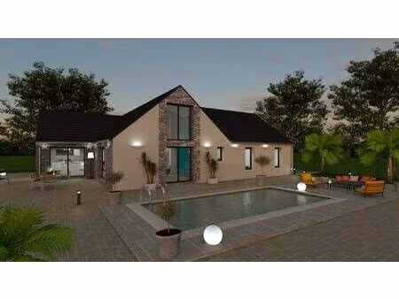 terrain avec maison neuve à vendre