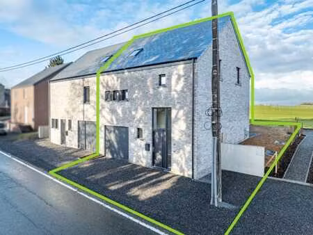 maison neuve avec vue sur les campagnes proche de durbuy