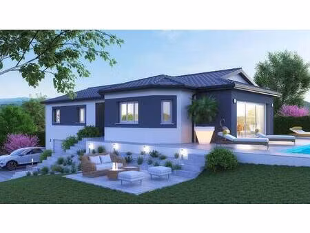 terrain avec maison neuve à vendre