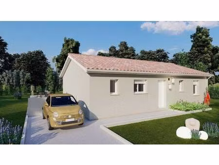 terrain avec maison neuve à vendre