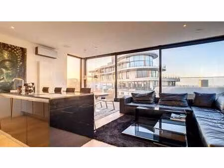 boulevard de waterloo : superbe penthouse meublé