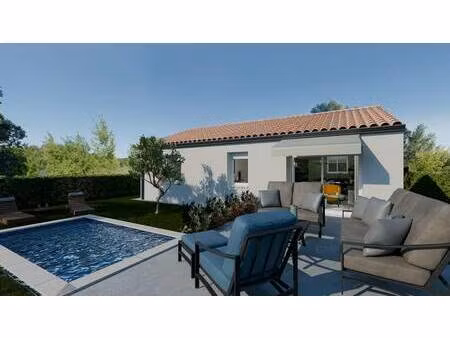 terrain avec maison neuve à vendre