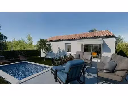 terrain avec maison neuve à vendre