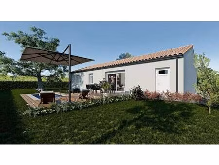 terrain avec maison neuve à vendre
