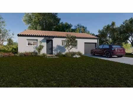 terrain avec maison neuve à vendre