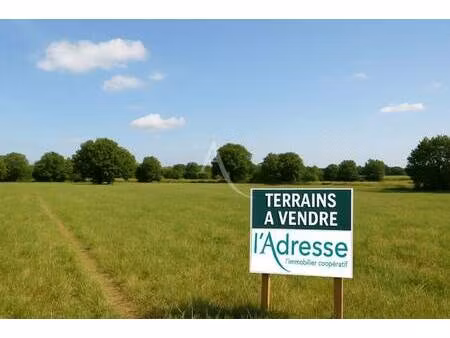 terrain constructible viabilisé à vendre