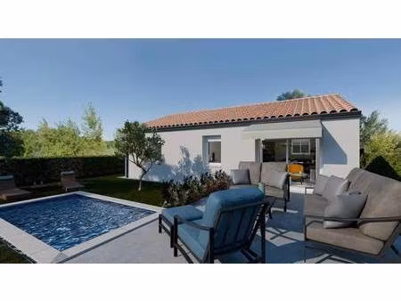 terrain avec maison neuve à vendre