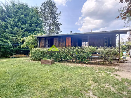 maison en bois avec chalets  yourtes et piscine vallière (