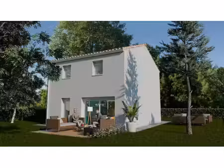 terrain avec maison neuve à vendre