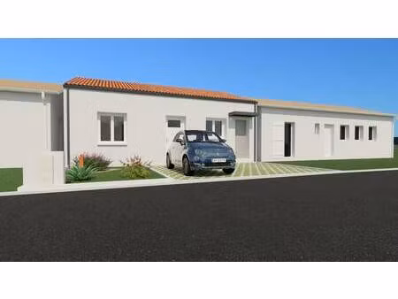 terrain avec maison neuve à vendre