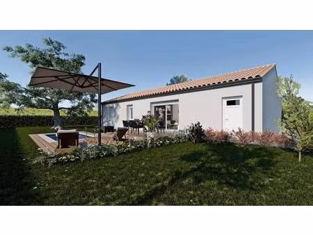 terrain avec maison neuve à vendre