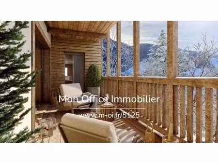 référence : 6437-mbe - duplex t3/4 sud + garage cave et casier à ski