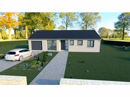 terrain avec maison neuve à vendre