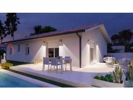 terrain avec maison neuve à vendre