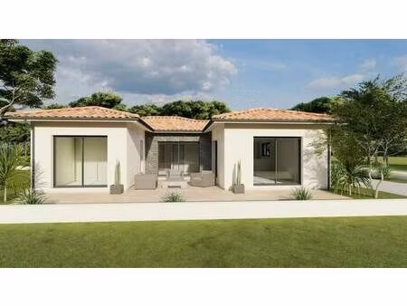 terrain avec maison neuve à vendre