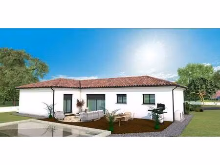 terrain avec maison neuve à vendre