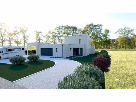terrain avec maison neuve à vendre