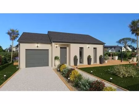 terrain avec maison neuve à vendre