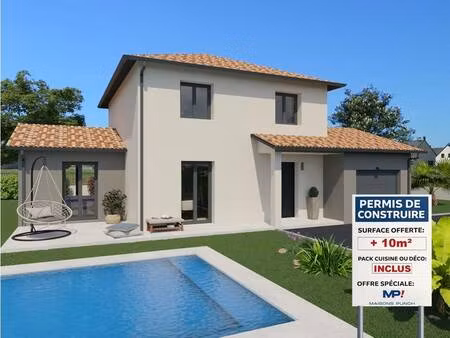 terrain avec maison neuve à vendre