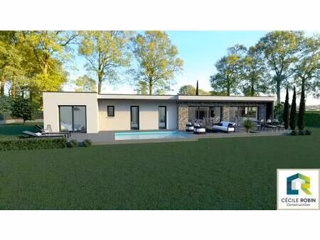 terrain avec maison neuve à vendre