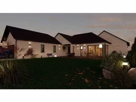 terrain avec maison neuve à vendre