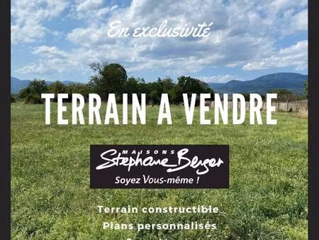 terrain constructible à vendre