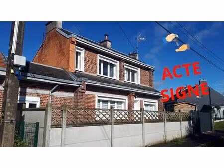 vente maison 134 m² aulnoye-aymeries (59620)
