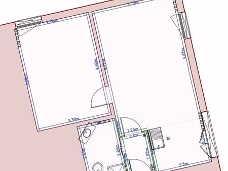 appartement 2 pièces 49 m²