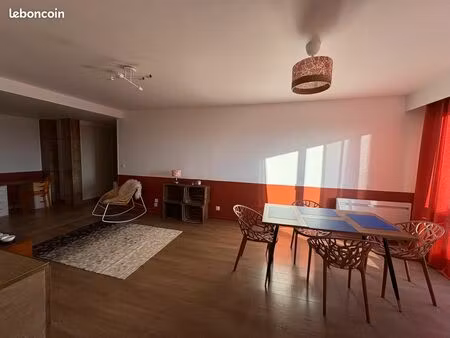 t2 meublé 69 m² – centre annemasse – vue salève – garage + cave