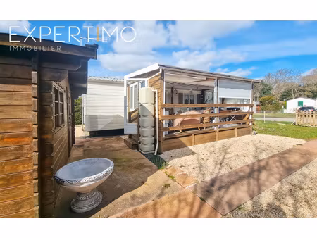 terrain de loisirs avec chalet aménagé – proche mer et commodités