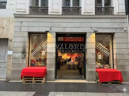 location commerce 516 m² à lyon 2 (69002)