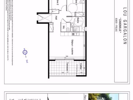 appartement f3 – fréjus  quartier capitou