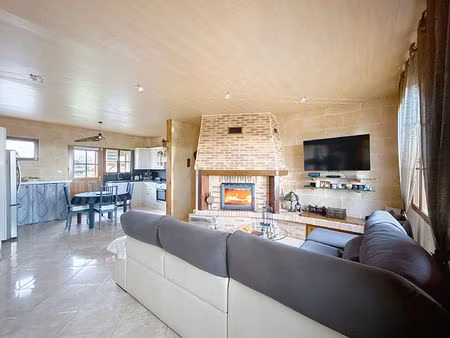 cintegabelle : maison t5 de plain pied avec garage et vue pyrenees sur terrain de 4934m2