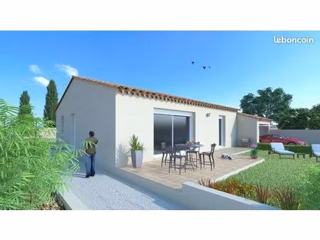 noves - maison 83 m²  garage 16 m² à 287 900 - terrain 599 m²