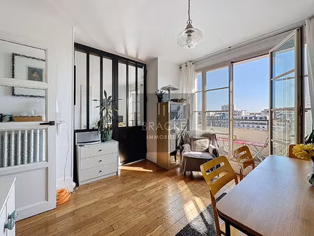 appartement 3 pièces 52m² dernier étage - asnières bécon