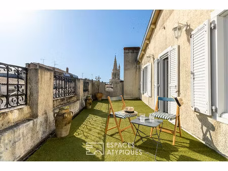 appartement-terrasse avec vue sur les tours de la rochelle
